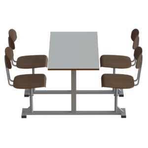 Tisch-Stuhl-Einheit 4 Personen